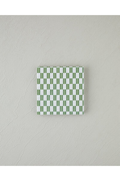 Retro Trellis хартиени салфетки 20 парчиња 33x33 cm зелени