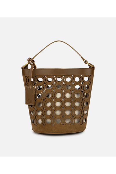 Nomad Leather Bucket Bag