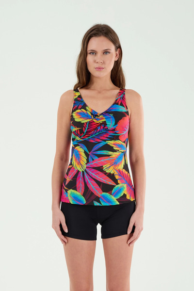 T24000 Patterned Shorts and Tankini Set