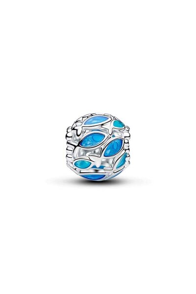 Lattice Work Floating Fish Charm