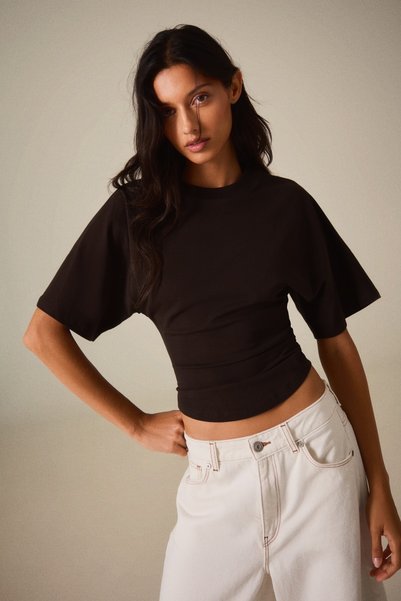 Short-Sleeved Corset T-Shirt