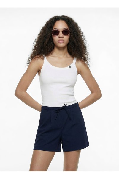 Navy Blue Women's Shorts J6Sl-Sht7022