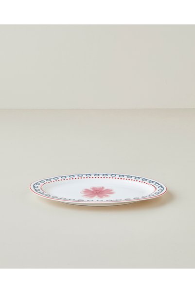 Florentis Bone Porcelain Kayık Plate 21.5 cm Colorful