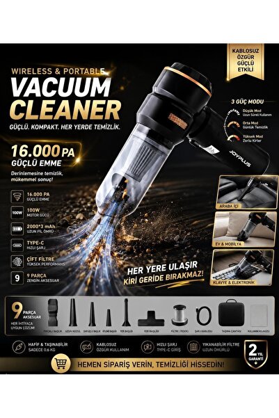 HL-121 TurboClean Pro безжична правосмукалка за автомобил