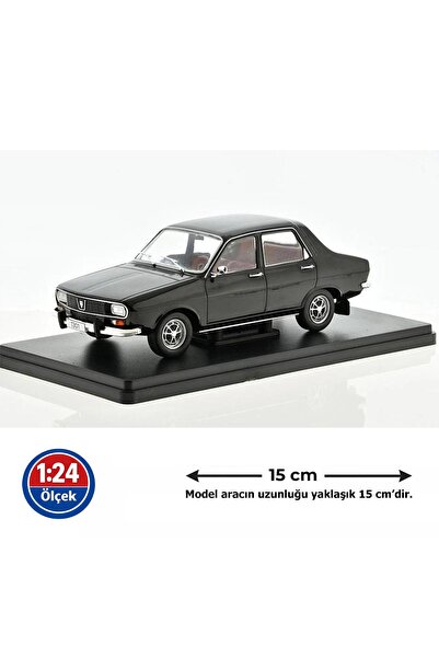 1:24 Размер 1969 Dacia 1300 (RENAULT R12) Diecast метален минијатурен модел на автомобил 15cm