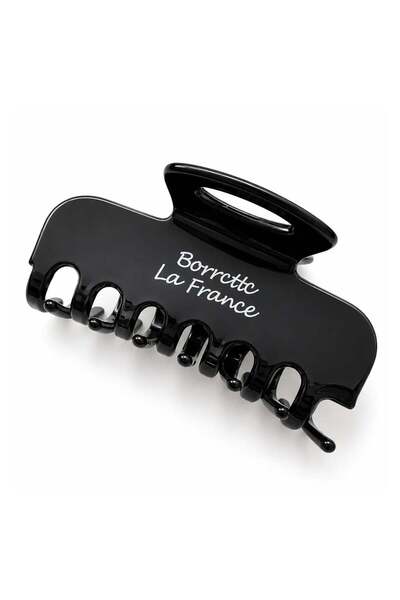 Bone Large Rectangular Claw Clip