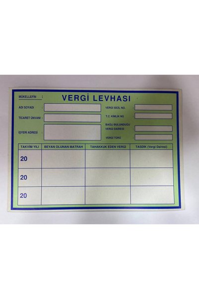Tax Return Cardboard Box