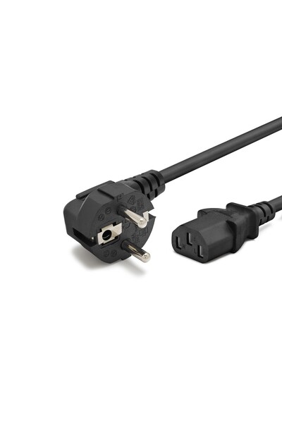Кабел за напојување за куќиште C13 3 пински 1.5 Mm 500W 1.5 M HDX5557