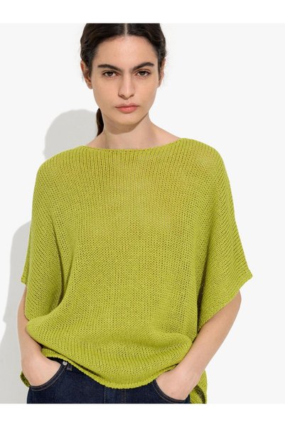 Women's Plain Knitted Blouse