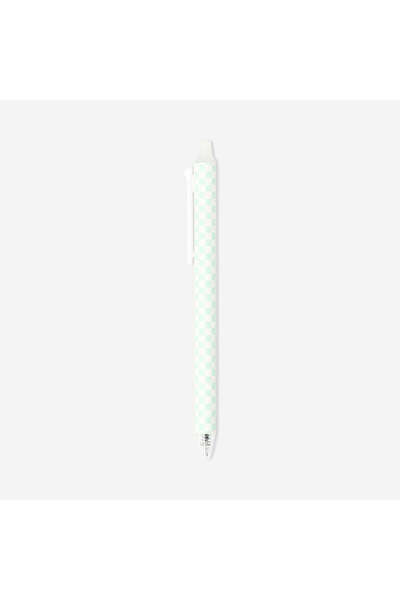 Green Checkered Erasable Gel Pen