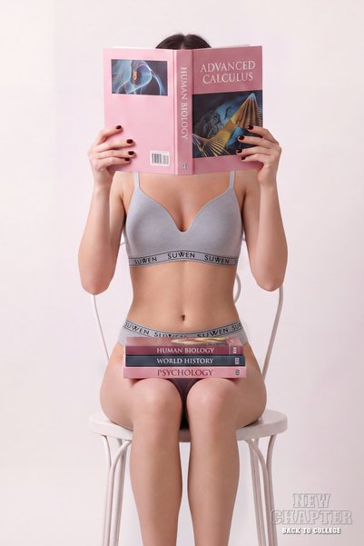 New Chapter Back to College Campus Cotton Wirefree Bralette Bra