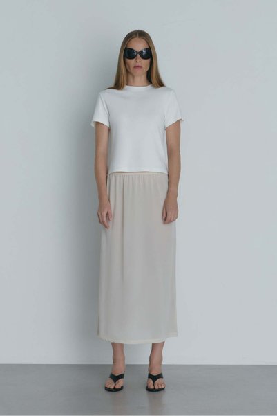 Cream Skirt Lining