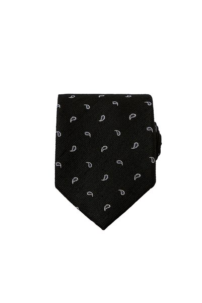 Italian Patterned 100% Silk Tie