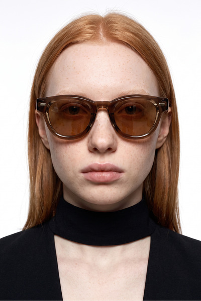 Valestria Brown Brown Sunglasses