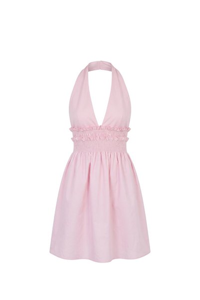Light Pink Gipeli Backless Dress