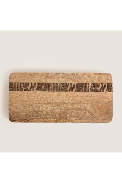 Felicita Wooden Presentation Plate 15X31 H2.32Cm Natural