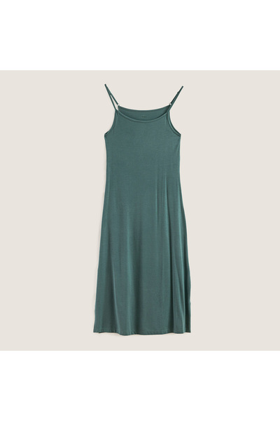 Lına Nightgown Smoke Turquoise