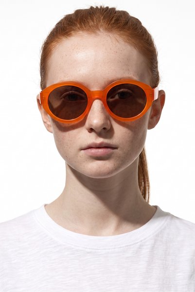 Molen Matt Orange Brown Sunglasses
