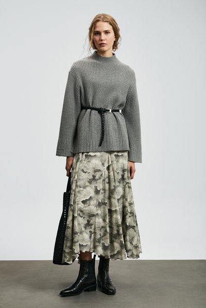 Lıdya Women's Skirt Gray
