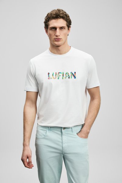 Surge Modern Graphic T-Shirt Off White