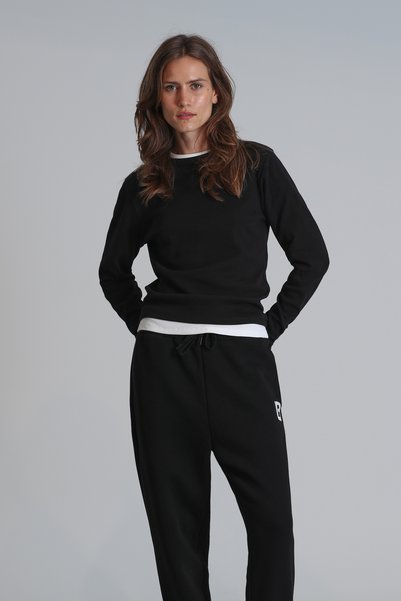 Amaya Women's T-Shirt Regular Fit Black