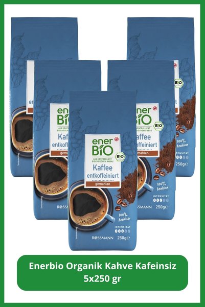 Organic Coffee Decaffeinated 5X250 Gr