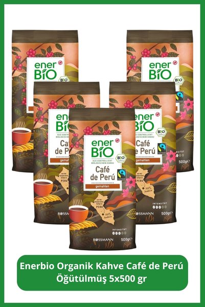 Органско кафе Cafe De Peru мелено 5x500 gr