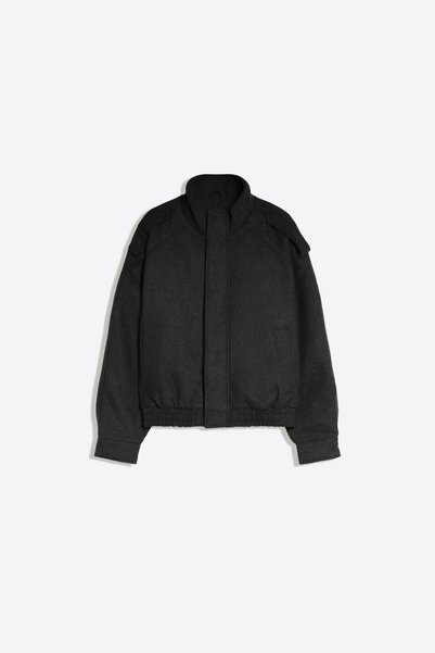 Belt Detailed Stamp Jacket