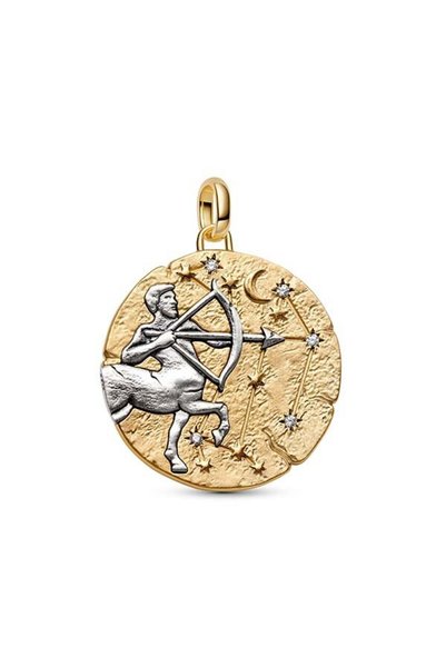 Sagittarius Large Medallion Charm