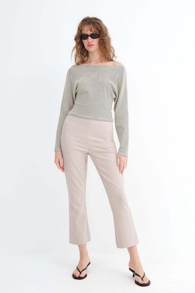 Elastic Waist Trousers Pn1446
