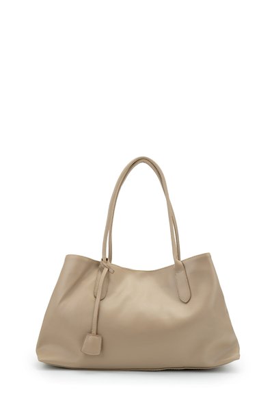 Faux Leather Magnet Closure Women's Handbag Diaz Beige