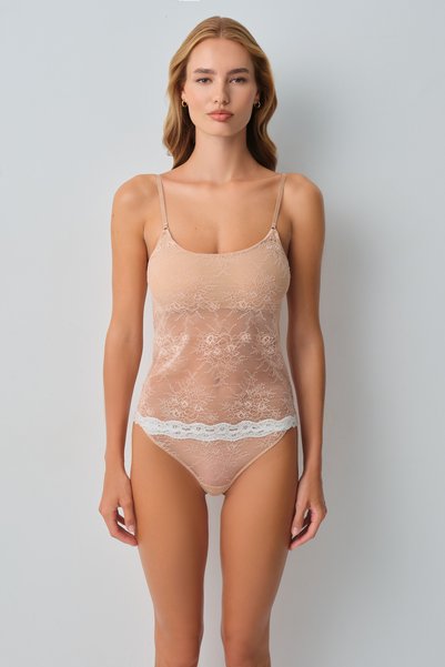 Monica Lace Thin Strap Tank Top