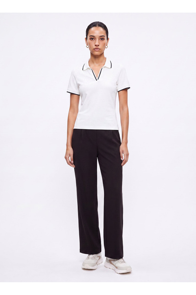 D6Wl-Pnt3575 Brown Women's Trousers