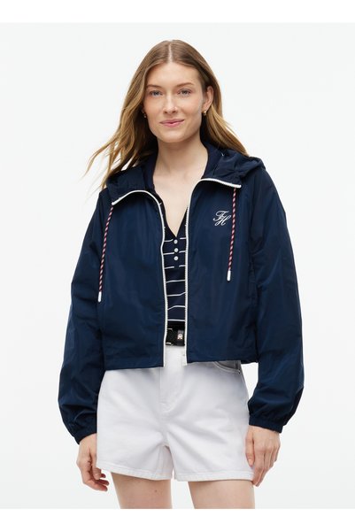 Navy Blue Women's Jacket WW0WW49852C1G