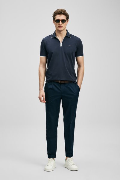 Chase Smart Men's Polo T-Shirt Navy Blue