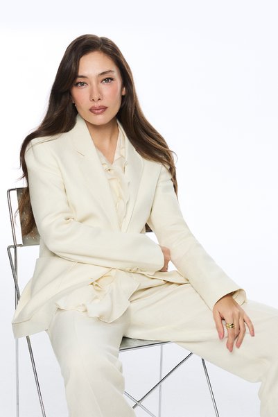Alıce Women's Jacket Ecru