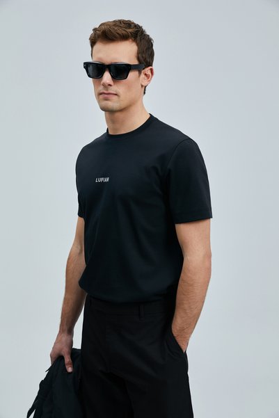Marcus Modern Graphic T- Shirt Black