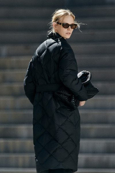 Lucy Goose down Women's Coat Black