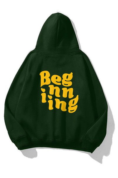 Unisex Beginning Sweatshirt Neft Green