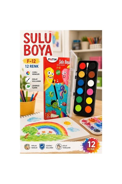 Fatih 12 Pack Watercolor