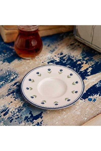 Kitchen Lale Bahçesi Tea Plate - Colorful - 12.5 cm