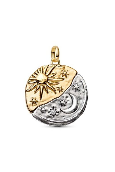 Sun and Moon Large Medallion Charm
