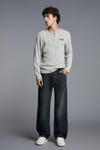 Twisted Barrel Fit Jeans
