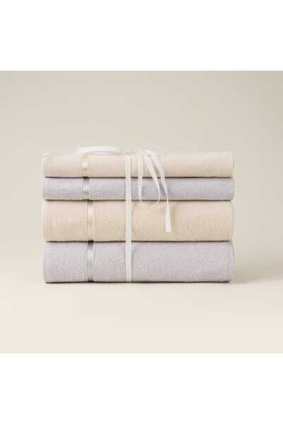 Soft Nova Hamam Set - Cream / Gray