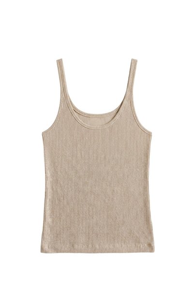 Gold Glitter Hollow Out Collar Undershirt