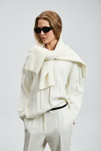 Mıra Women's Sweater Cream