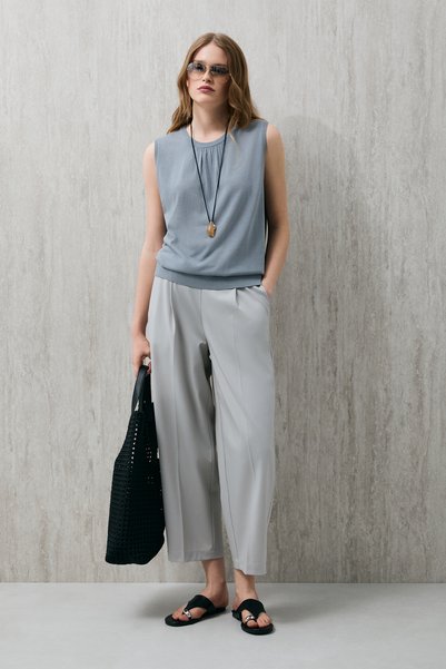 Olıvıa Women's Trousers Beige