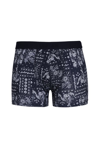 Luck Men's Cotton Boxer Shorts Navy Blue