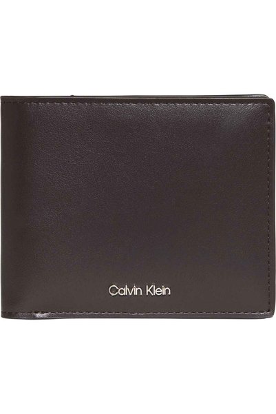 Men's Branded Logo Bitter Brown Wallet Suitable for Daily Use