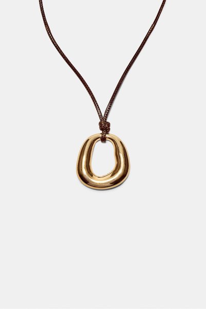 Cord Necklace with Charm